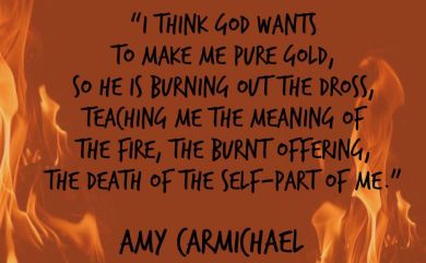 Amy Carmichael burning dross